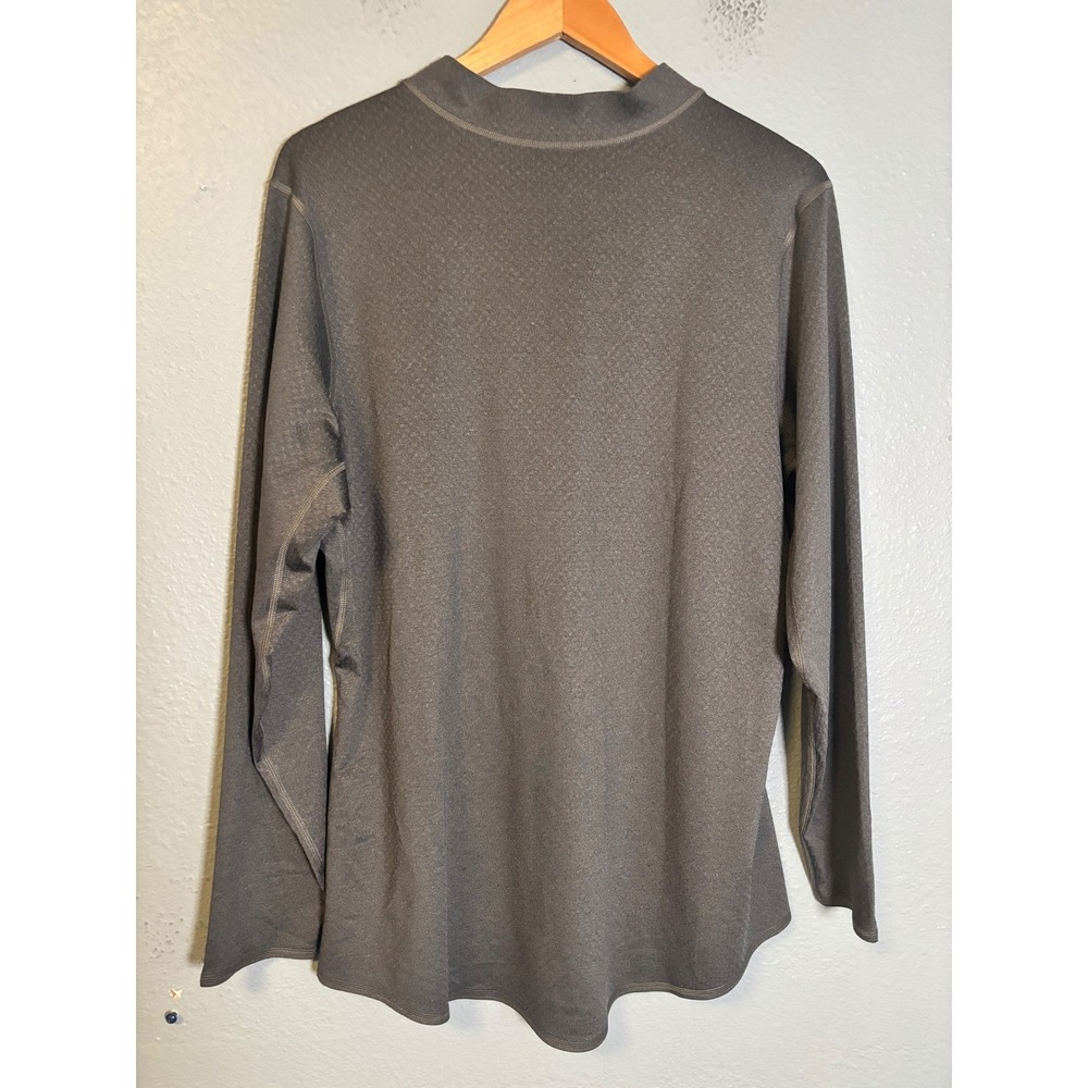 REI Womens Gray Long Sleeve Quarter Zip Pullover Size 1X Outdoor Athletic Hiking - Picture 7 of 10